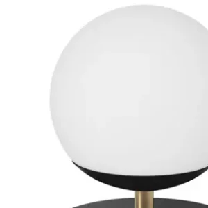 Azonnali szállítás UMMO Lighting Plaat fekete-fehér asztali lámpa (UMM-PLS132P1) E27 1 izzós IP20