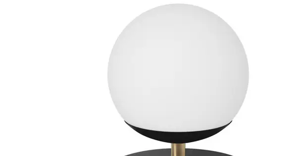 Azonnali szállítás UMMO Lighting Plaat fekete-fehér asztali lámpa (UMM-PLS132P1) E27 1 izzós IP20