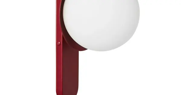 UMMO Lighting Kuul burgundi-fehér fali lámpa (UMM-KLD14000) G9 1 izzós IP20 Árengedmény