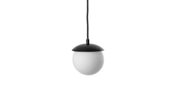 Exkluzív ajánlat UMMO Lighting Kuul fekete-fehér függesztett lámpa (UMM-KLF122P0) G9 1 izzós IP20