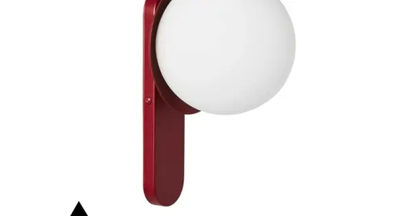 Biztonságos vásárlás UMMO Lighting Kuul burgundi-fehér fali lámpa (UMM-KLD140S0) G9 1 izzós IP44