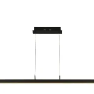 Végkiárusítás Searchlight Tribeca fekete LED függesztett lámpa (SL-96381-1BK) LED 1 izzós IP20