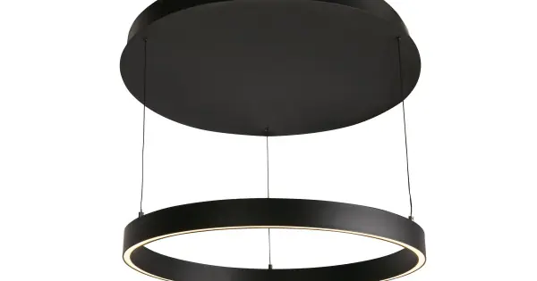Újdonság Searchlight Layla fekete LED függesztett lámpa (SL-30411BK) LED 1 izzós IP20