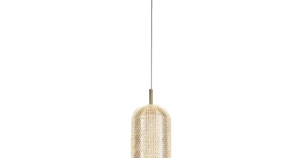 Biztonságos fizetés Searchlight Capsule sárgaréz LED függesztett lámpa (SL-28803SB) LED 1 izzós IP20
