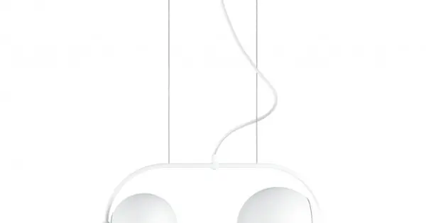 Újdonság UMMO Lighting Koban fehér függesztett lámpa (UMM-KOA211P0) G9 2 izzós IP20
