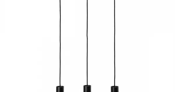 UMMO Lighting Enkel fekete függesztett lámpa (UMM-EN3322P0) E27 3 izzós IP20 Csak ma