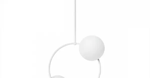 Végkiárusítás UMMO Lighting Fuppu fehér függesztett lámpa (UMM-FPA211P0) G9 2 izzós IP20