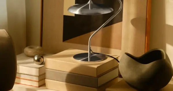 Legjobb ár Nordlux Artist szürke LED asztali lámpa (NOR-2520035034) LED 1 izzós IP20