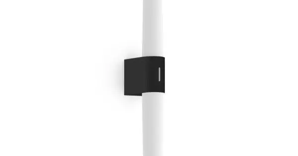 Nordlux Helva Double Basic fekete-fehér vízvédett LED fürdőszobai fali lámpa (NOR-2015311003) LED 1 izzós IP44 Korlátozott ajánlat