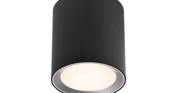 Olcsó Nordlux Landon fekete vízvédett LED fürdőszobai mennyezeti lámpa (NOR-2110670103) LED 1 izzós IP44