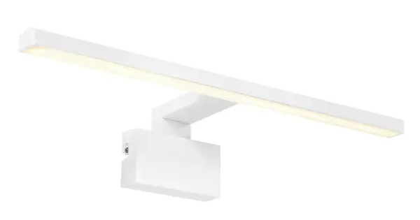 Gyors szállítás Nordlux Marlee fehér vízvédett fürdőszobai LED tükörvilágítás (NOR-2110701001) LED 1 izzós IP44