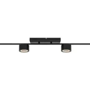 Biztonságos fizetés Nordlux Clyde 4-Rail fekete LED mennyezeti spotlámpa (NOR-2213530103) LED 1 izzós IP20
