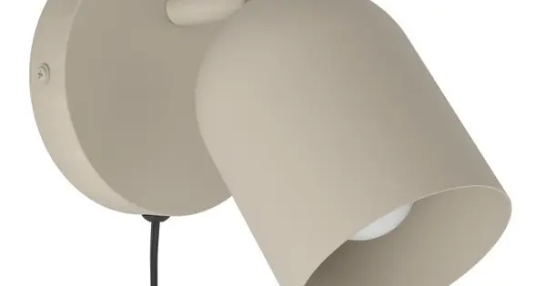 Végkiárusítás Eglo Tilston homokszínű fali spotlámpa (EG-44161) E14 1 izzós IP20