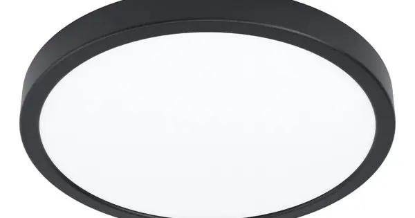 Korlátozott ajánlat Eglo Fueva 6-Z fekete LED mennyezeti lámpa (EG-901725) LED 1 izzós IP44