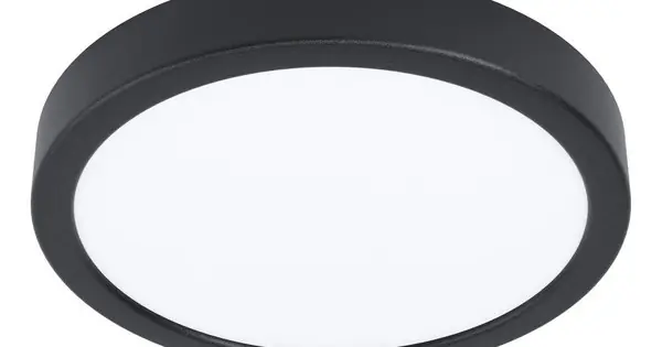 Gyors kiszállítás Eglo Fueva 6-Z fekete LED mennyezeti lámpa (EG-901372) LED 1 izzós IP44