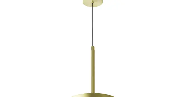 Maytoni Plato arany LED függesztett lámpa (MAY-P076PL-L12W3K-BS) LED 1 izzós IP20 Biztonságos fizetés