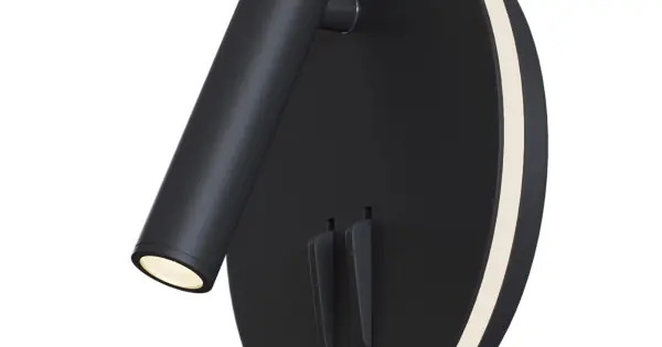 Ne maradj le Maytoni Ios 176 fekete LED fali lámpa (MAY-C176-WL-01-6W-B) LED 1 izzós IP20