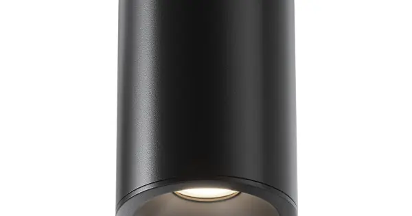 Maytoni Zoom fekete vízvédett mennyezeti lámpa (MAY-C029CL-01B) GU10 1 izzós IP65 Kiárusítás