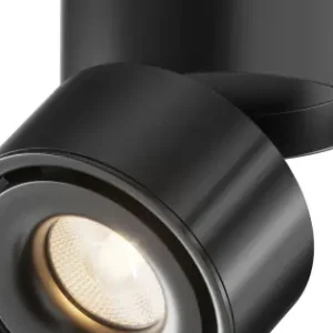 Maytoni Yin fekete LED mennyezeti lámpa (MAY-C084CL-15W3K-B) LED 1 izzós IP20 Azonnali szállítás