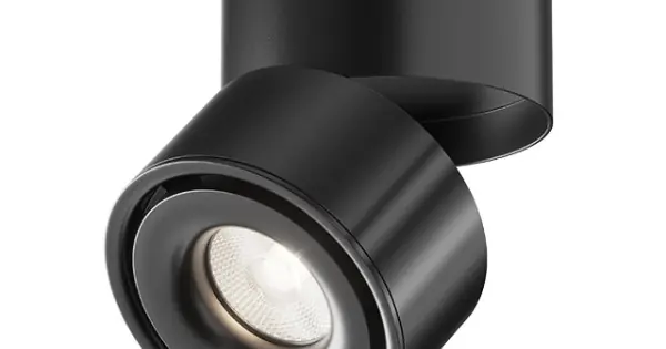 Maytoni Yin fekete LED mennyezeti lámpa (MAY-C084CL-15W4K-D-B) LED 1 izzós IP20 Gyors kiszállítás