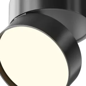 Vásárlói kedvenc Maytoni Onda fekete LED mennyezeti lámpa (MAY-C024CL-18W3K-B-1) LED 1 izzós IP20