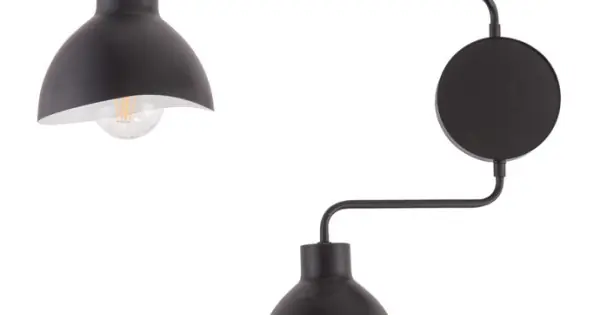 Biztonságos vásárlás Sigma Holi fekete falikar (SIG-32490) E27 2 izzós IP20