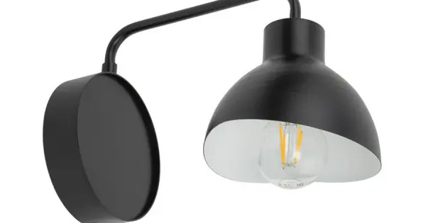 Sigma Holi fekete falikar (SIG-32453) E27 1 izzós IP20 Akciós ár