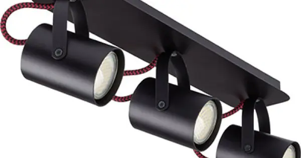 Sigma KAMERA fekete mennyezeti lámpa (SIG-32611) GU10 3 izzós IP20 Expressz kézbesítés