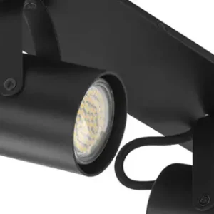 Akciós ár Sigma KAMERA fekete mennyezeti lámpa (SIG-32559) GU10 2 izzós IP20