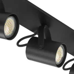 Szuper akció Sigma KAMERA fekete mennyezeti lámpa (SIG-32557) GU10 3 izzós IP20