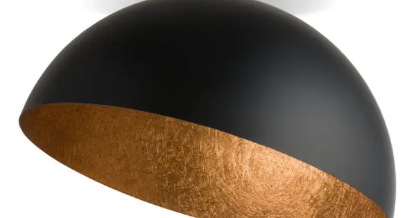 Vásárlói kedvenc Sigma Sfera fekete-réz mennyezeti lámpa (SIG-32470) E27 1 izzós IP20