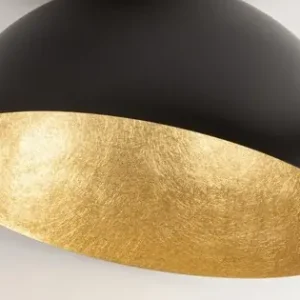Expressz szállítás Sigma Sfera fekete-arany mennyezeti lámpa (SIG-32473) E27 1 izzós IP20