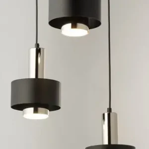 Biztonságos fizetés Sigma Rif Lux fekete-ezüst függesztett lámpa (SIG-40717) GX53 3 izzós IP20