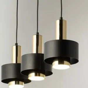 Biztonságos fizetés Sigma Rif Lux fekete-arany függesztett lámpa (SIG-40720) GX53 3 izzós IP20