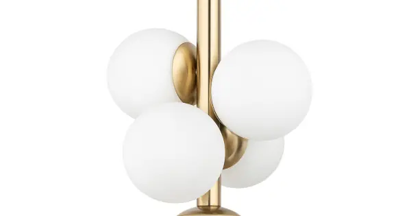 Vedd meg online Sigma Perla Lux arany-fehér mennyezeti lámpa (SIG-40778) G9 5 izzós IP20