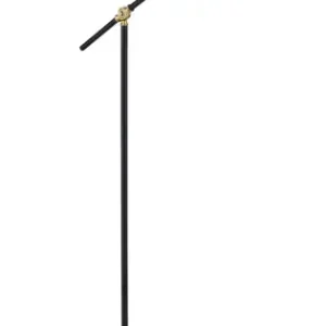 Outlet Orion Schiller fekete-sárgaréz állólámpa (ORI-Stl 12-1192/1_BL) E27 1 izzós IP20