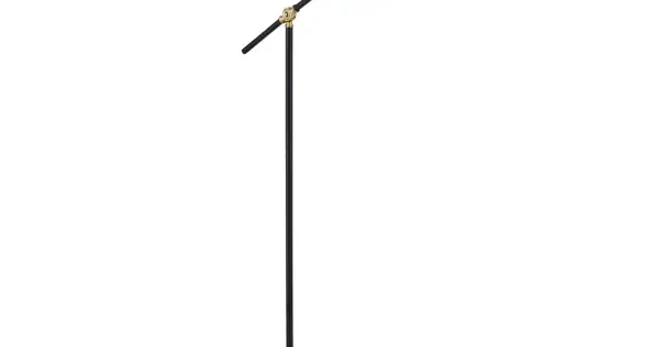 Outlet Orion Schiller fekete-sárgaréz állólámpa (ORI-Stl 12-1192/1_BL) E27 1 izzós IP20
