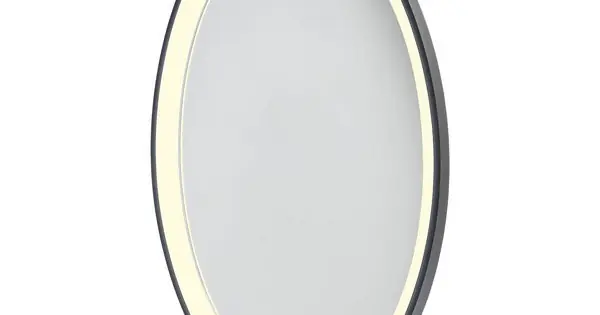 Legjobb ár Redo Vanity fekete-fehér fürdőszobai tükrös LED fali lámpa (RED-01-3823) LED 1 izzós IP44