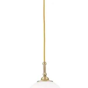 Orion Old Lamp sárgaréz-opál függesztett lámpa (ORI-HL 6-1808/1) E27 1 izzós IP20 Legnépszerűbb