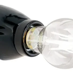 Outlet Orion Frost fekete falikar (ORI-WA 2-1367_BL) E27 1 izzós IP20