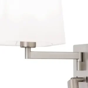 Népszerű Orion Carlton szatén króm-fehér falikar (ORI-WA 2-1469/1_S_CHR) E27+LED 2 izzós IP20