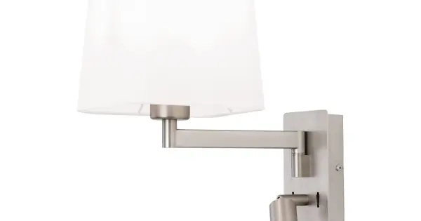 Népszerű Orion Carlton szatén króm-fehér falikar (ORI-WA 2-1469/1_S_CHR) E27+LED 2 izzós IP20