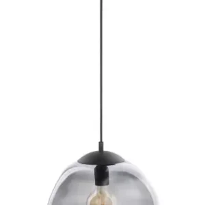 Biztonságos vásárlás TK Lighting Sol füstszínű függesztett lámpa (TK-4264) E27 1 izzós IP20