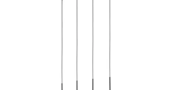 TK Lighting Martin fehér-fekete függesztett lámpa (TK-4503) G9 4 izzós IP20 Különleges ajánlat
