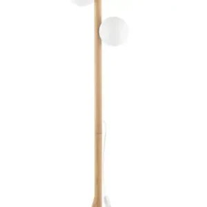 Vásárlói kedvenc TK Lighting Estera Wood fehér-bézs állólámpa (TK-5809) G9 3 izzós IP20