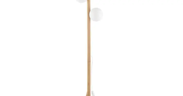 Vásárlói kedvenc TK Lighting Estera Wood fehér-bézs állólámpa (TK-5809) G9 3 izzós IP20