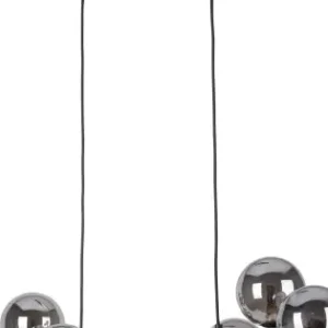 Vedd meg online TK Lighting Estera fekete függesztett lámpa (TK-5666) G9 7 izzós IP20