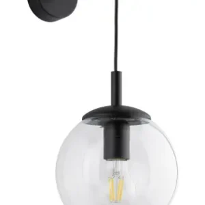 Vedd meg online TK Lighting Esme átlátszó falikar (TK-5387) E27 1 izzós IP20