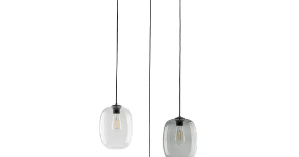 TK Lighting Elio átlátszó-borostyán-füstszínű függesztett lámpa (TK-5972) E27 3 izzós IP20 Legjobb ár