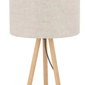 Utolsó esély TK Lighting Tokyo szürke-barna asztali lámpa (TK-5291) E27 1 izzós IP20